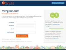 Tablet Screenshot of mergeus.com